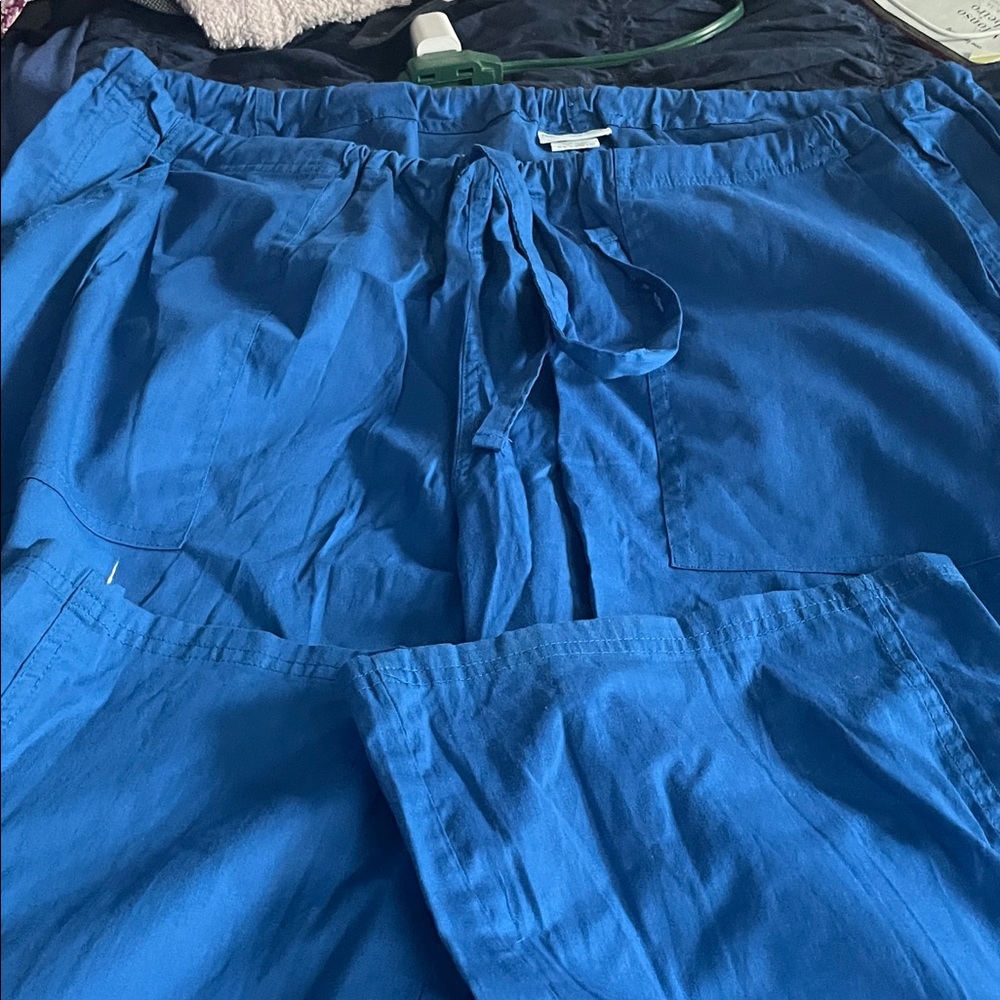 Womans Blue scrub pants
